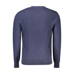 North Sails Blue Cotton Men Sweater NO-32966-S