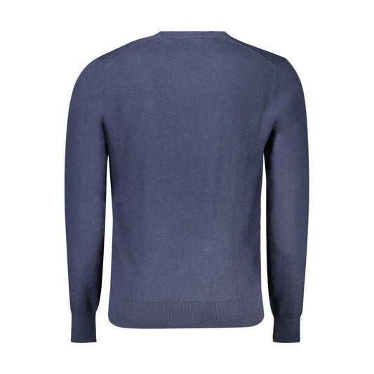 North Sails Blue Cotton Men Sweater NO-32966-S