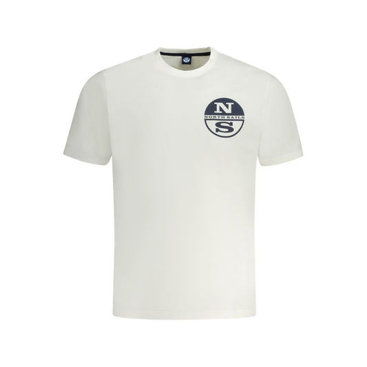 North Sails White Cotton Men T-Shirt NO-33976-S