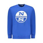 North Sails Blue Cotton Men Sweater NO-34349-S