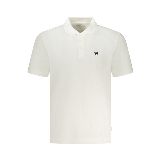 Wrangler White Cotton Polo Shirt WR-35309-S