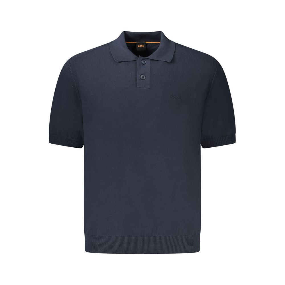 Hugo Boss Blue Cotton Sweater BO-35948-XXL