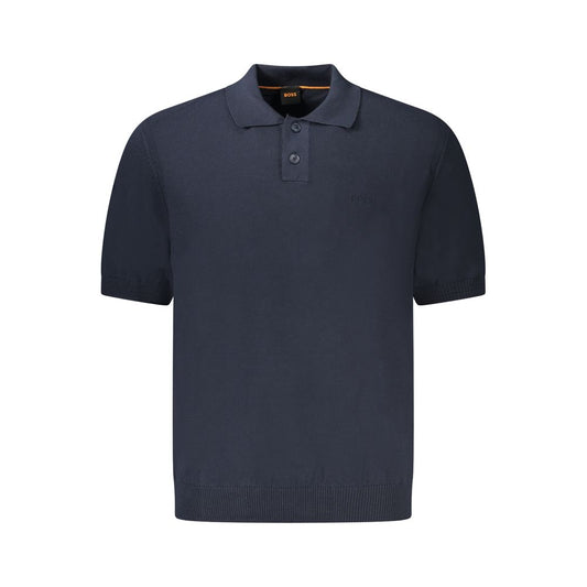 Hugo Boss Blue Cotton Sweater BO-35948-XXL