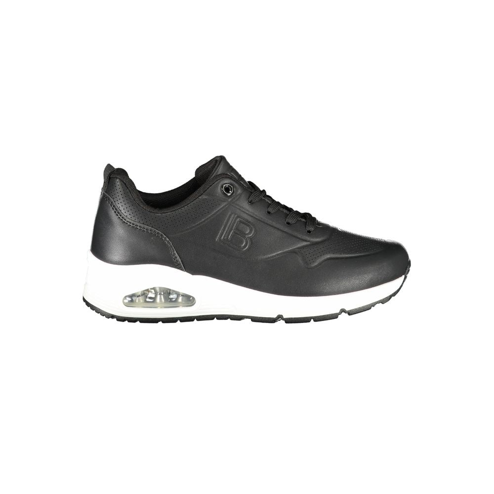 Laura Biagiotti Black Polyester Women Sneaker LA-36503-EU37/US7
