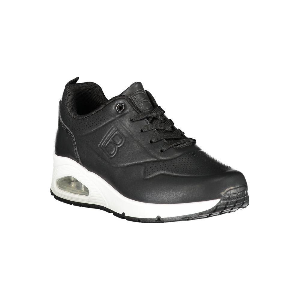 Laura Biagiotti Black Polyester Women Sneaker LA-36503-EU37/US7