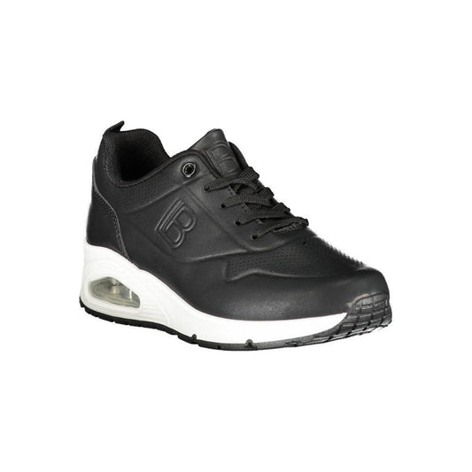 Laura Biagiotti Black Polyester Women Sneaker LA-36503-EU37/US7