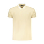 Cavalli Class Beige Cotton Men Polo Shirt CA-36641-M