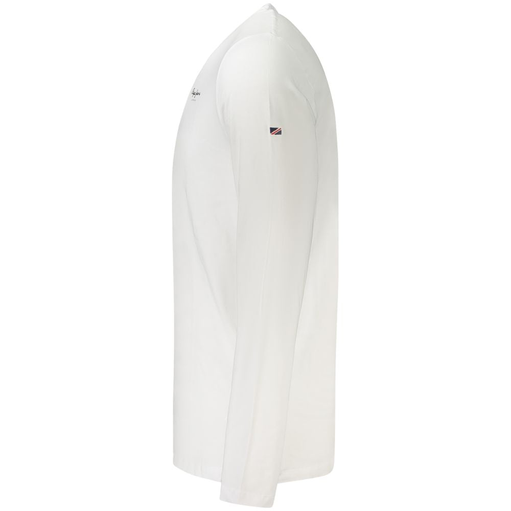 Pepe Jeans White Cotton Men T-Shirt PE-34191-XL