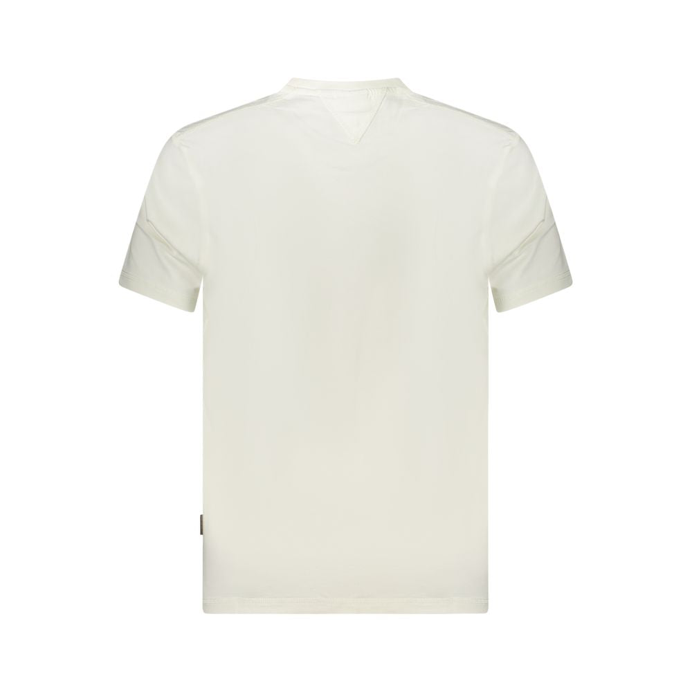 Napapijri White Cotton T-Shirt