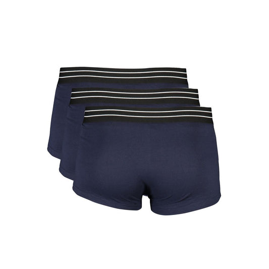 Cavalli Class Blue Cotton Underwear CA-26555-S