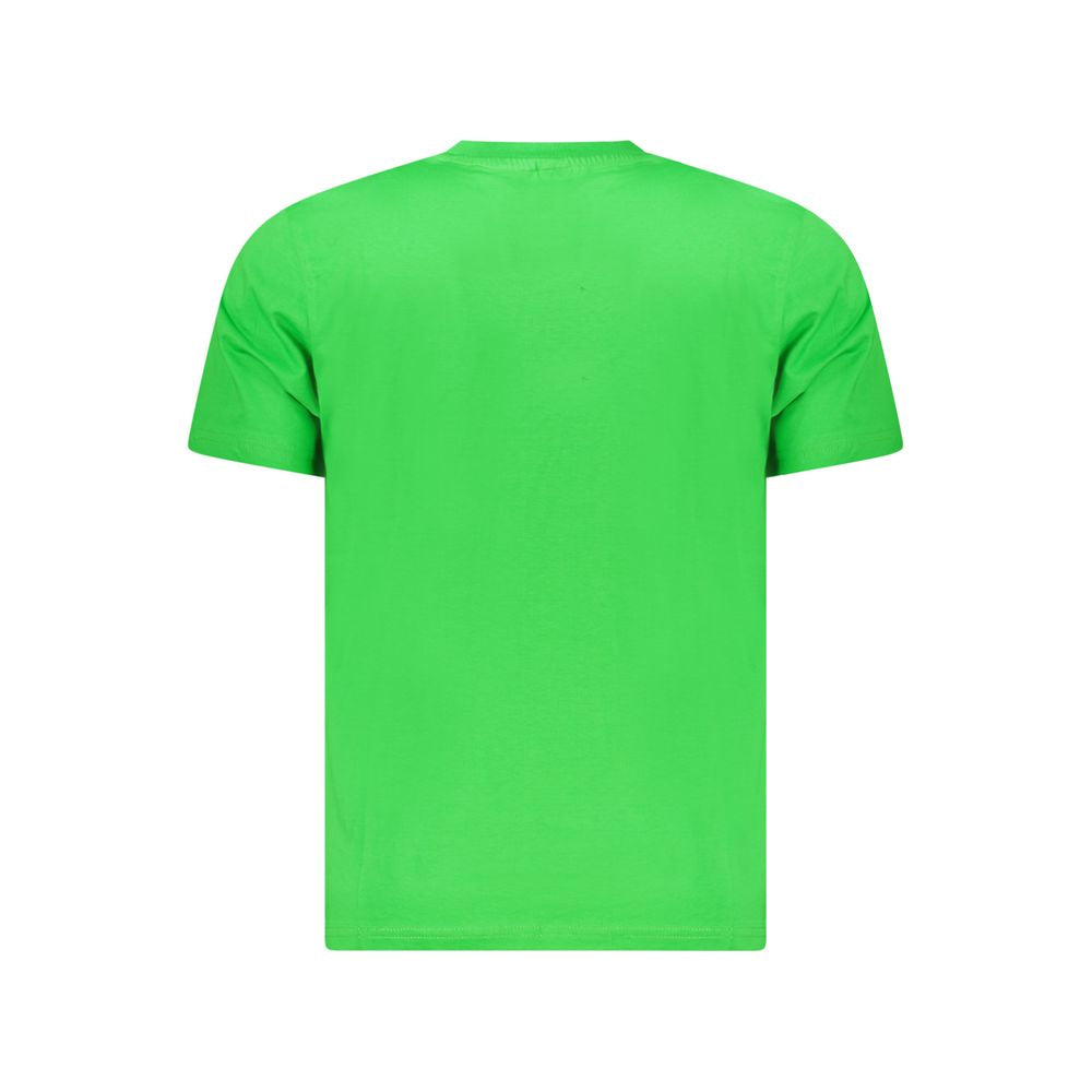 North Sails Green Cotton Men T-Shirt NO-34375-S