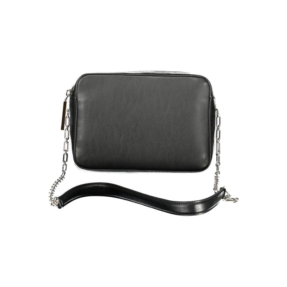 Calvin Klein Black Polyester Women Handbag CA-36308