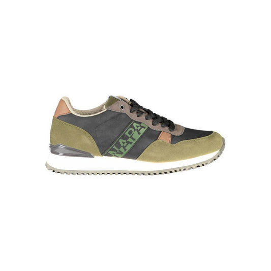Napapijri Green Polyester Men Sneaker NA-37429-EU40/US7