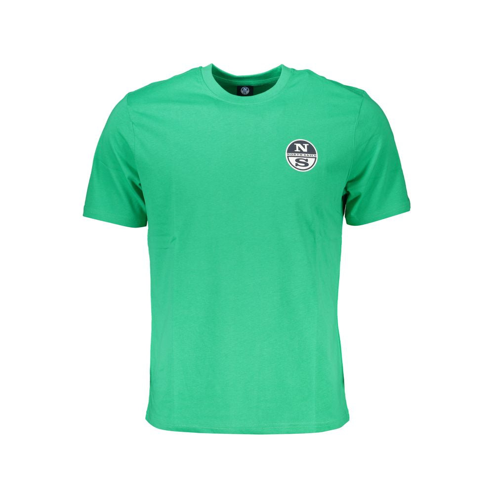 North Sails Green Cotton T-Shirt NO-27277-M