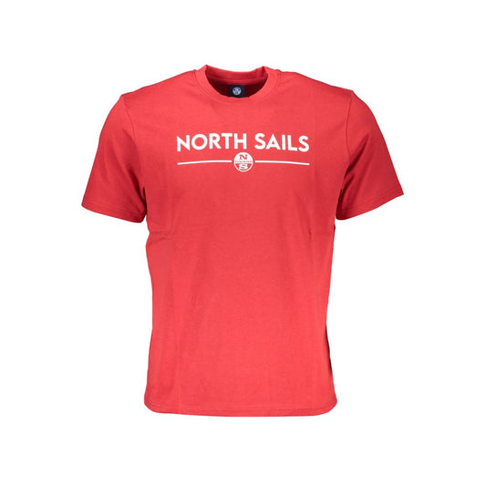 North Sails Red Cotton T-Shirt NO-27314-S