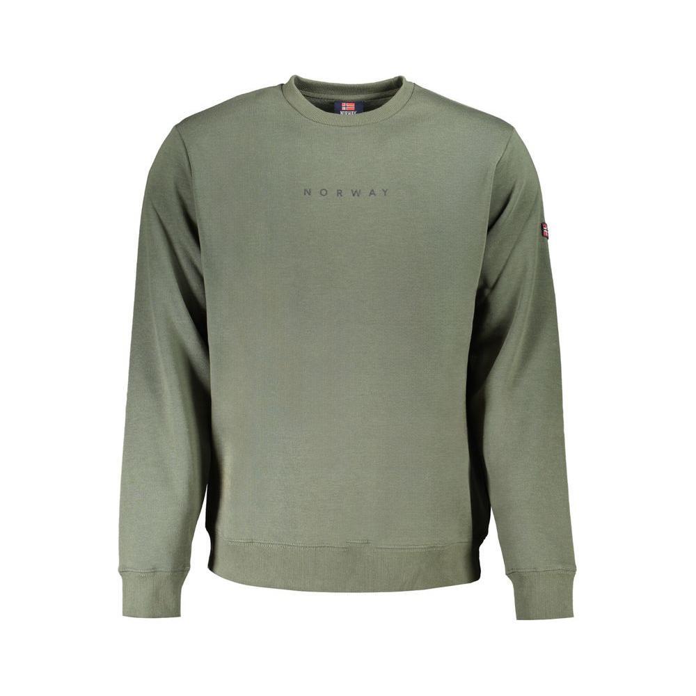 Norway 1963 Green Cotton Men Sweater NO-31802-XXL