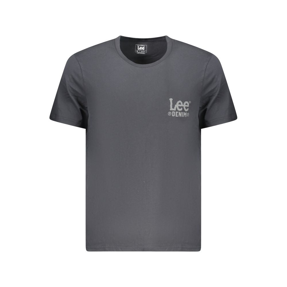 Lee Black Cotton T-Shirt