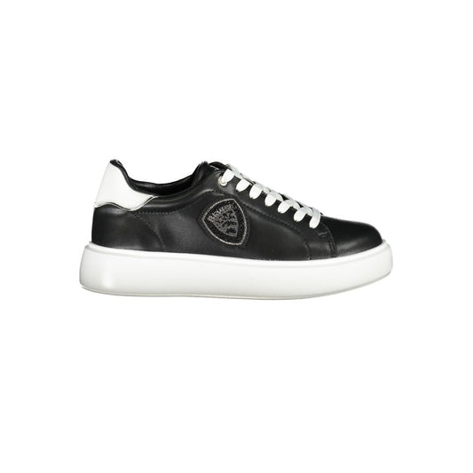 Blauer Black Leather Women Sneaker BL-35726-EU36/US6