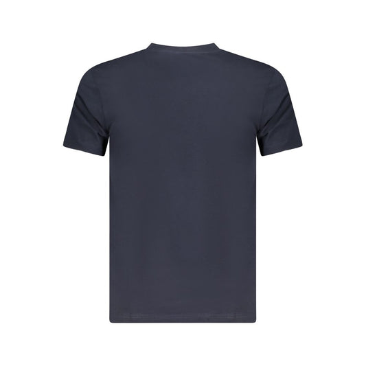 Cavalli Class Blue Cotton Men T-Shirt CA-36695-M