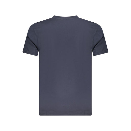Cavalli Class Blue Cotton Men T-Shirt CA-36706-L