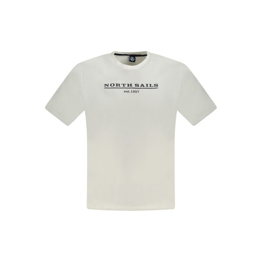 North Sails White Cotton Men T-Shirt NO-33748-S