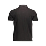 North Sails Black Cotton Men Polo Shirt NO-36958-XL