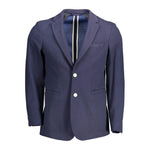 Gant Blue Cotton Men Jacket GA-37357-IT48 | M