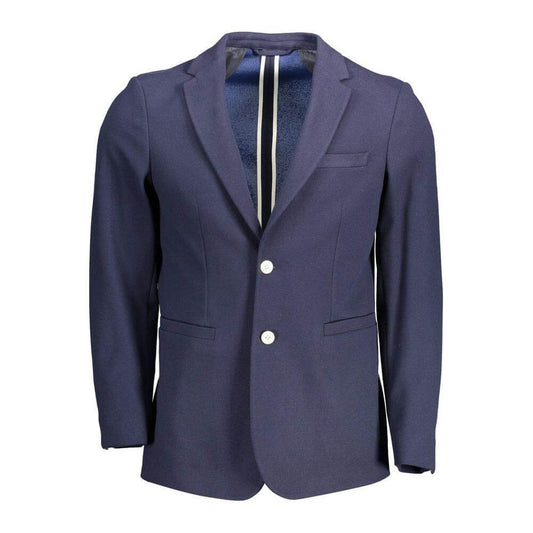 Gant Blue Cotton Men Jacket GA-37357-IT48 | M