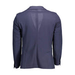 Gant Blue Cotton Men Jacket GA-37357-IT48 | M