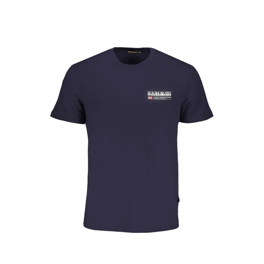 Napapijri Blue Cotton T-Shirt NA-29505-S