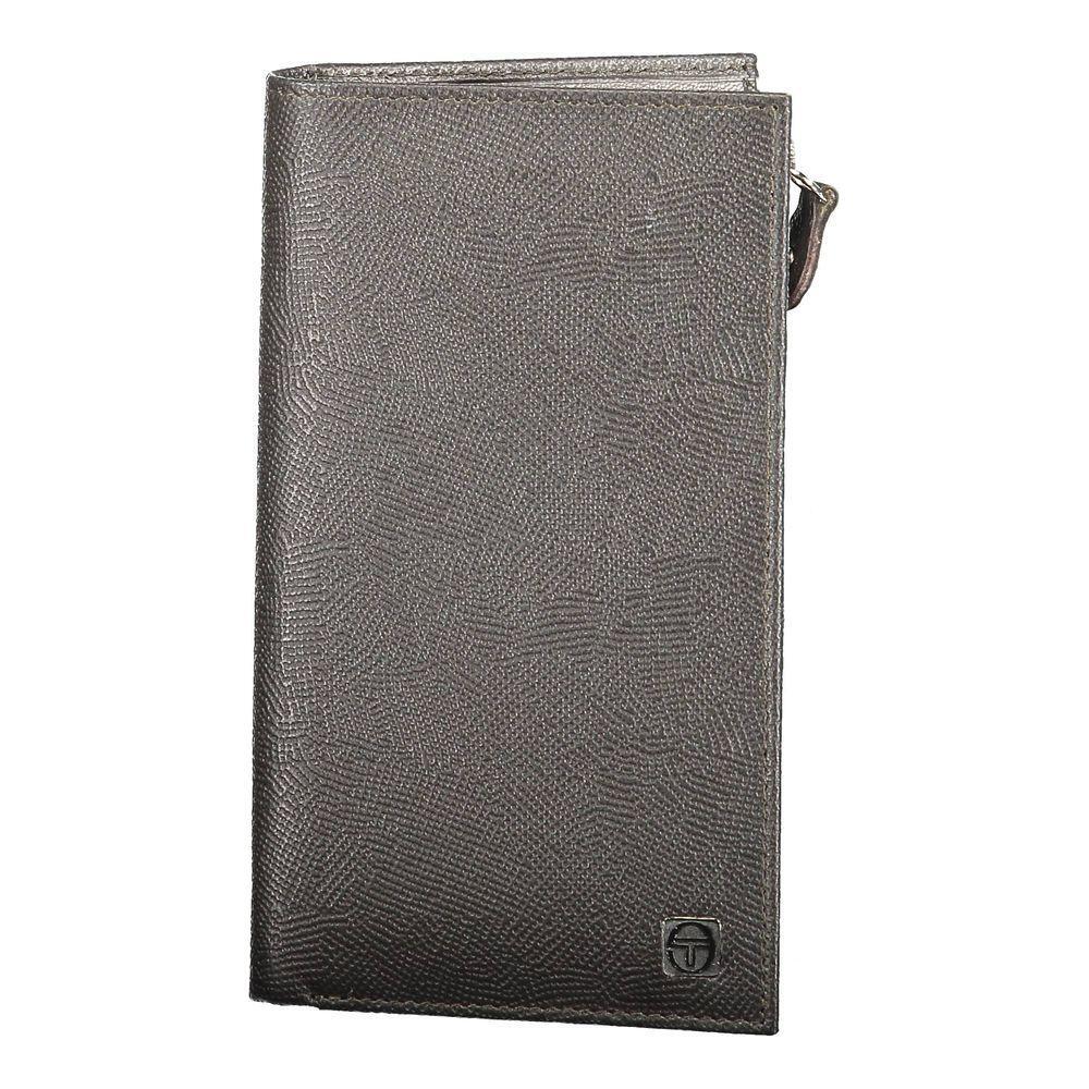 Sergio Tacchini Brown Leather Men Wallet SE-12857