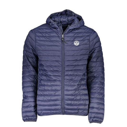North Sails Blue Polyamide Men Jacket NO-23204-L