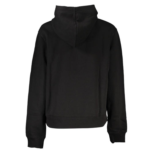 Calvin Klein Elegant Hooded Sweatshirt in Timeless Black CA-26974-XS
