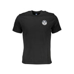 North Sails Black Cotton T-Shirt NO-27344-S
