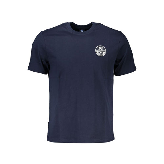 North Sails Blue Cotton T-Shirt NO-27334-S