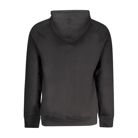 Timberland Black Cotton Mens Sweater with Central Pockets and Zip TI-32893-M