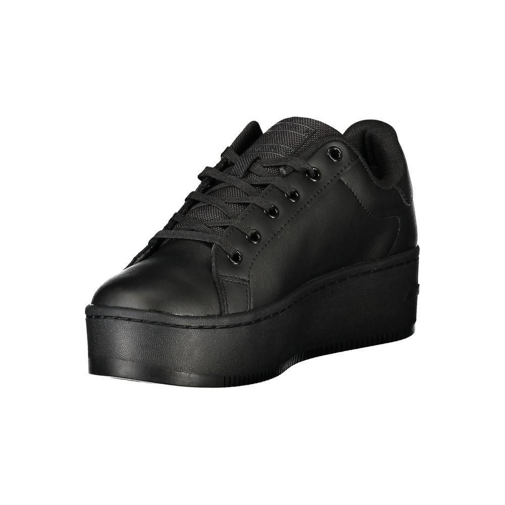 Tommy Hilfiger Black Polyethylene Women Sneaker TO-34814-EU36/US6