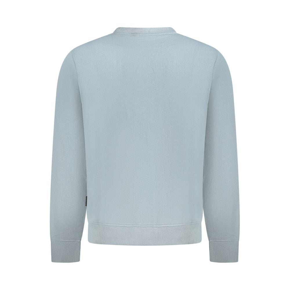 Napapijri Gray Cotton Sweatshirt