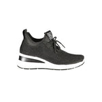 Laura Biagiotti Black Polyester Women Sneaker LA-36486-EU38/US8