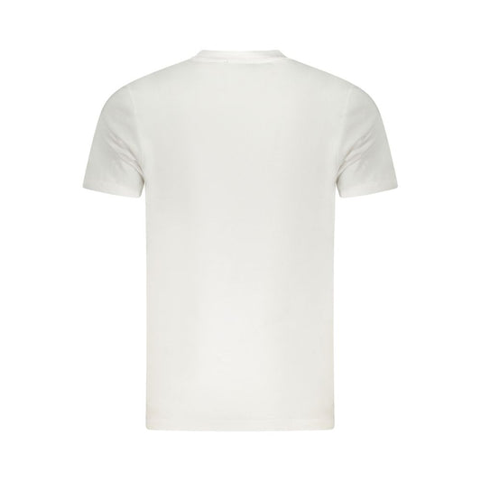 Cavalli Class White Cotton Men's T-Shirt CA-36671-XXL