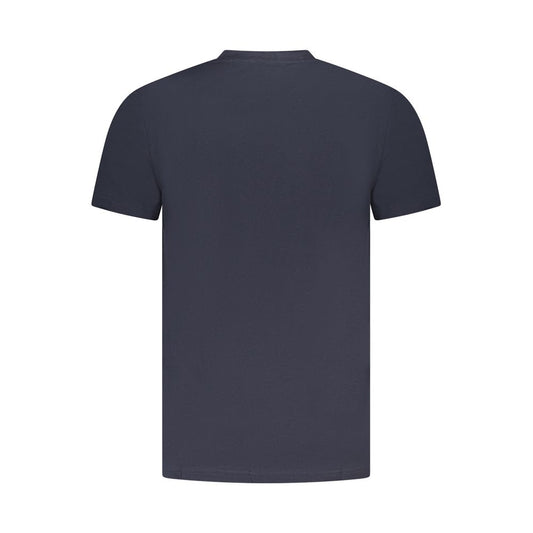Cavalli Class Blue Cotton Men T-Shirt CA-36691-L