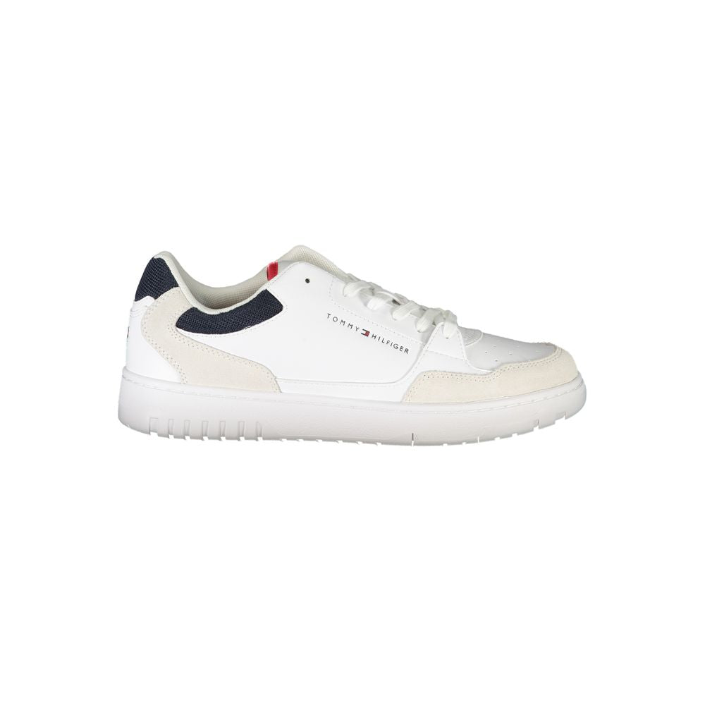 Tommy Hilfiger White Leather Men Sneaker TO-26836-EU44/US11