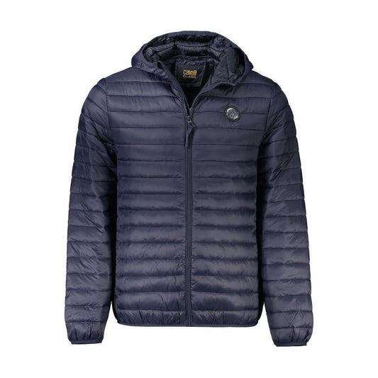 Cavalli Class Blue Polyamide Men Jacket CA-31944-S