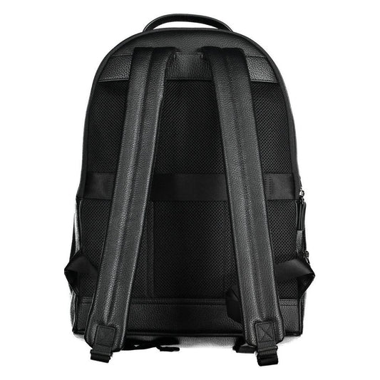 Tommy Hilfiger Black Polyethylene Men Backpack TO-38000