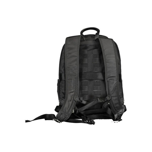 Guess Jeans Black Polyamide Men Backpack GU-17508
