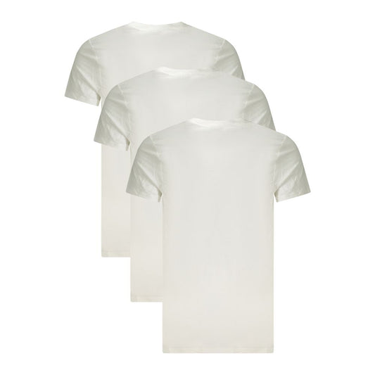 Calvin Klein White Cotton Men T-Shirt CA-36025-S