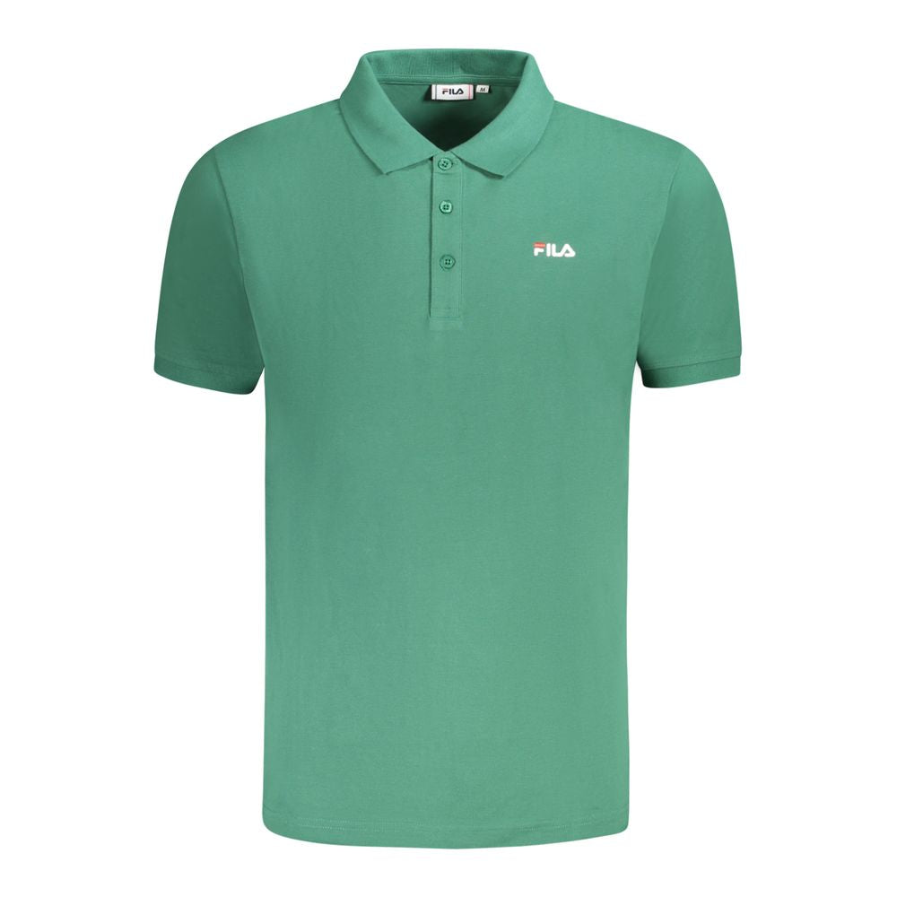 Fila Green Cotton Polo Shirt