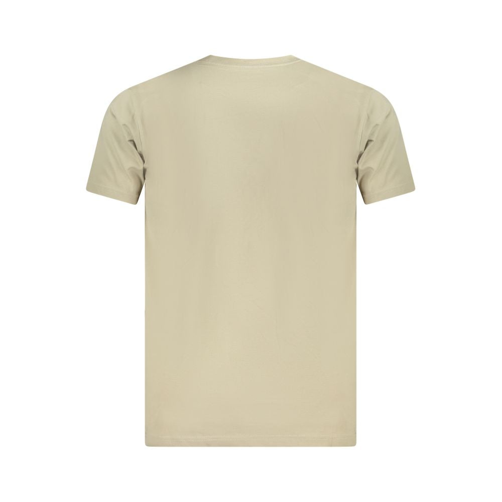 Vans Beige Cotton Men T-Shirt VA-35727-XL