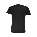 Cavalli Class Black Cotton Men T-Shirt CA-37224-L