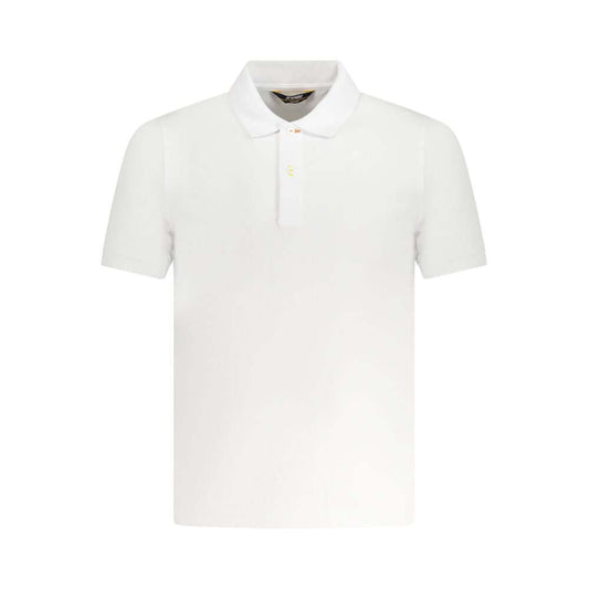 K-WAY White Cotton Polo Shirt KW-38388-M